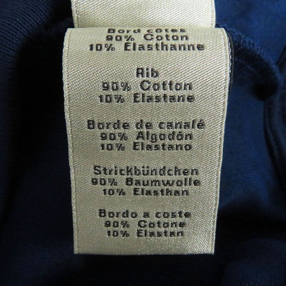 Hermes 23SS Maillons En Boucle Aero Chaine D'ancre Embossed Sweatshirt Indigo