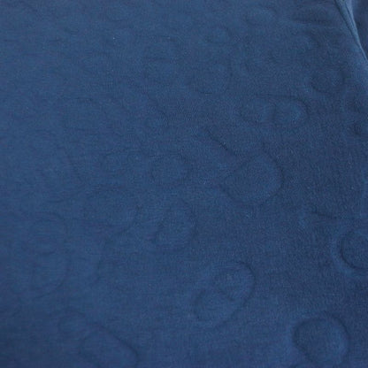 Hermes 23SS Maillons En Boucle Aero Chaine D'ancre Embossed Sweatshirt Indigo