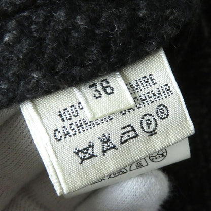Hermes Vintage Margiela Period Lined Silk H Logo Button Cashmere Tweed Coat