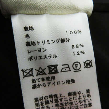 Hermes 2021 Wool Silver Hardware Chaine D'ancre Hardware Tight Skirt Black 34