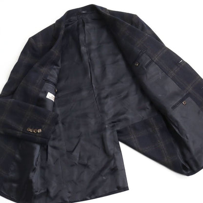 Hermes 2018 100% Cashmere Tweed With Full Logo On The Back Single Checked Coin