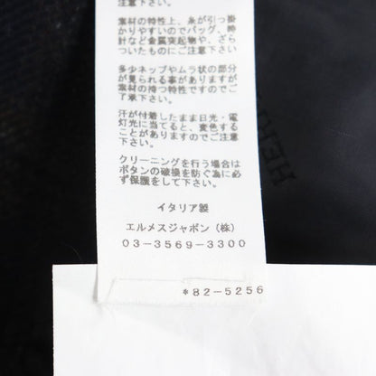 Hermes 2018 100% Cashmere Tweed With Full Logo On The Back Single Checked Coin