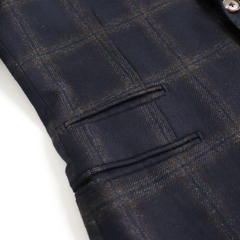 Hermes 2018 100% Cashmere Tweed With Full Logo On The Back Single Checked Coin