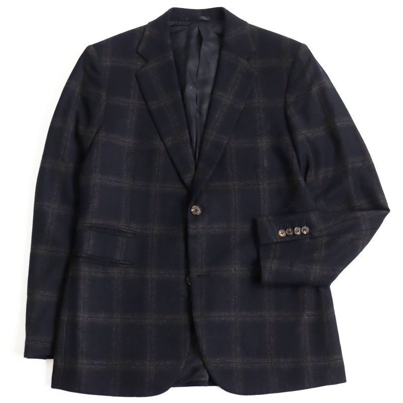 Hermes 2018 100% Cashmere Tweed With Full Logo On The Back Single Checked Coin