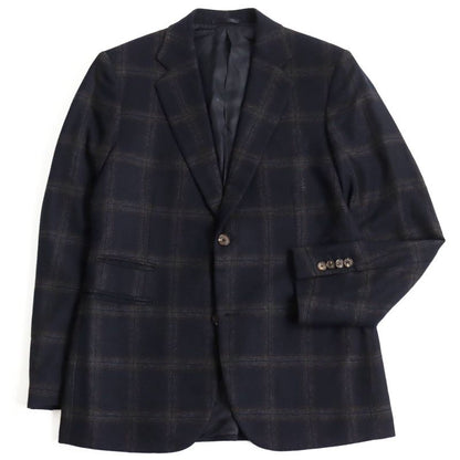 Hermes 2018 100% Cashmere Tweed With Full Logo On The Back Single Checked Coin