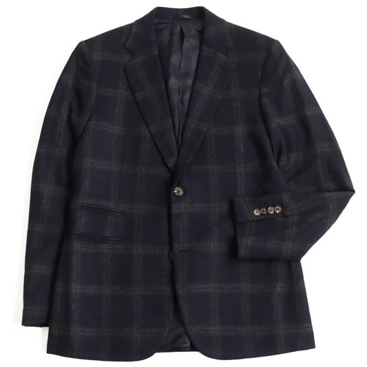 Hermes 2018 100% Cashmere Tweed With Full Logo On The Back Single Checked Coin