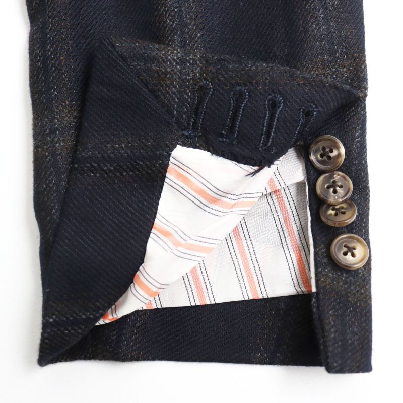 Hermes 2018 100% Cashmere Tweed With Full Logo On The Back Single Checked Coin