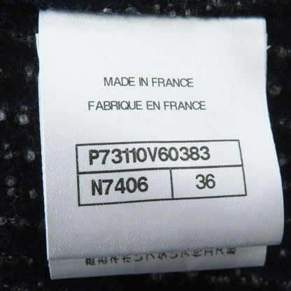 Hermes 21-22 CHANEL P73110 Women's Métiers D'art Collection Tweed Long Coat