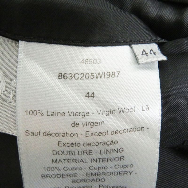 DIOR Homme DIOR Homme François Barre 863c205w1987 Back Embroidery Tailored