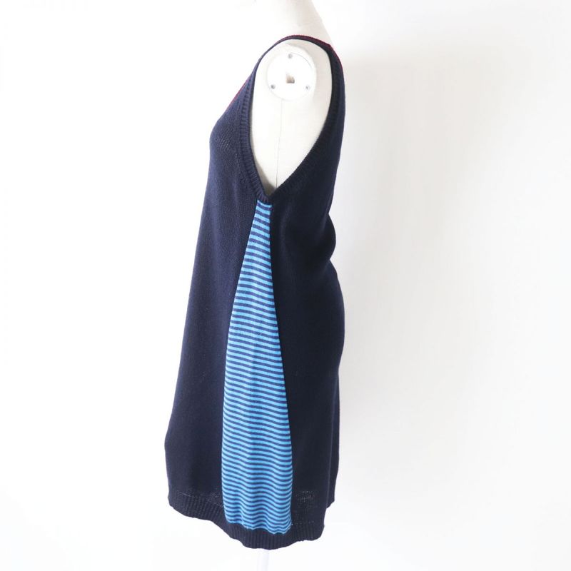 Hermes Italian Made Prada Women's Cashmere/silk Blend Sleeveless Knit