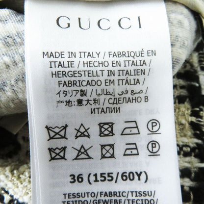 Hermes 21AW Gucci 652126 Women's Tweed G Logo Motif Lame Flared Long Skirt