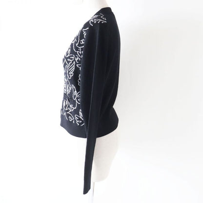 Hermes UK Made CHANEL 22C P72120 Women's Coco Button Cashmere Knit Cardigan