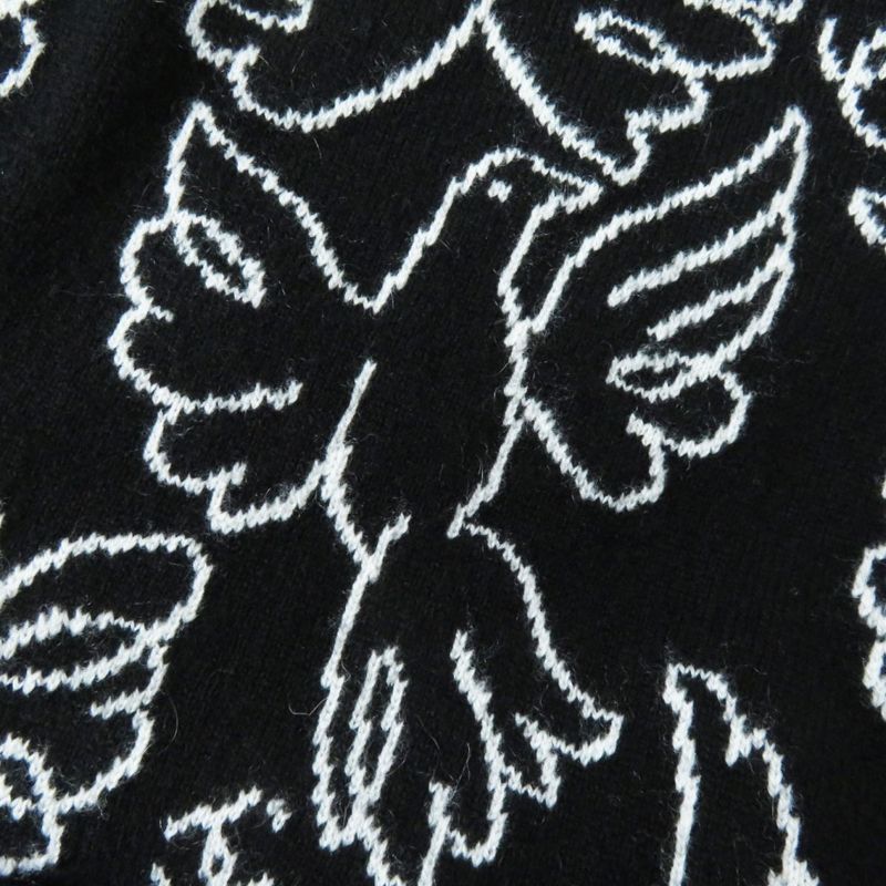 Hermes UK Made CHANEL 22C P72120 Women's Coco Button Cashmere Knit Cardigan