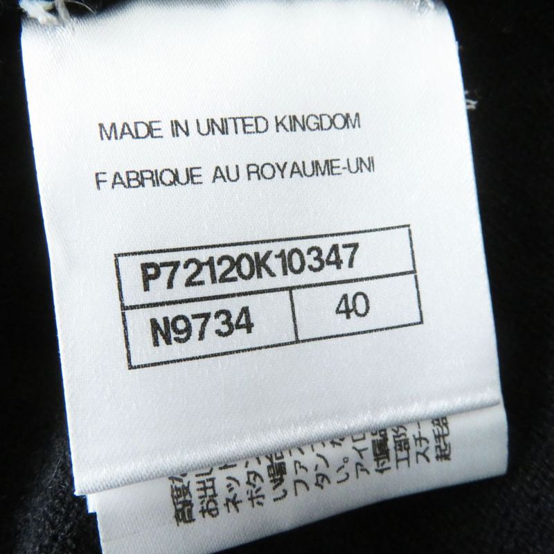 Hermes UK Made CHANEL 22C P72120 Women's Coco Button Cashmere Knit Cardigan