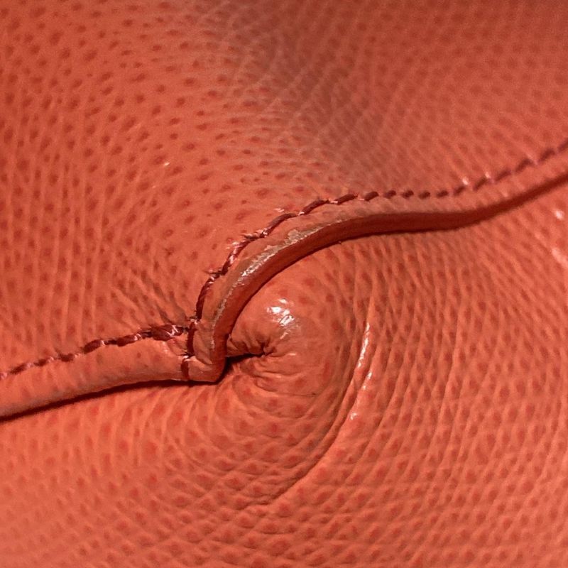 Celine Bertical Cabas Small Light Blue And Red Leather Tote Bag