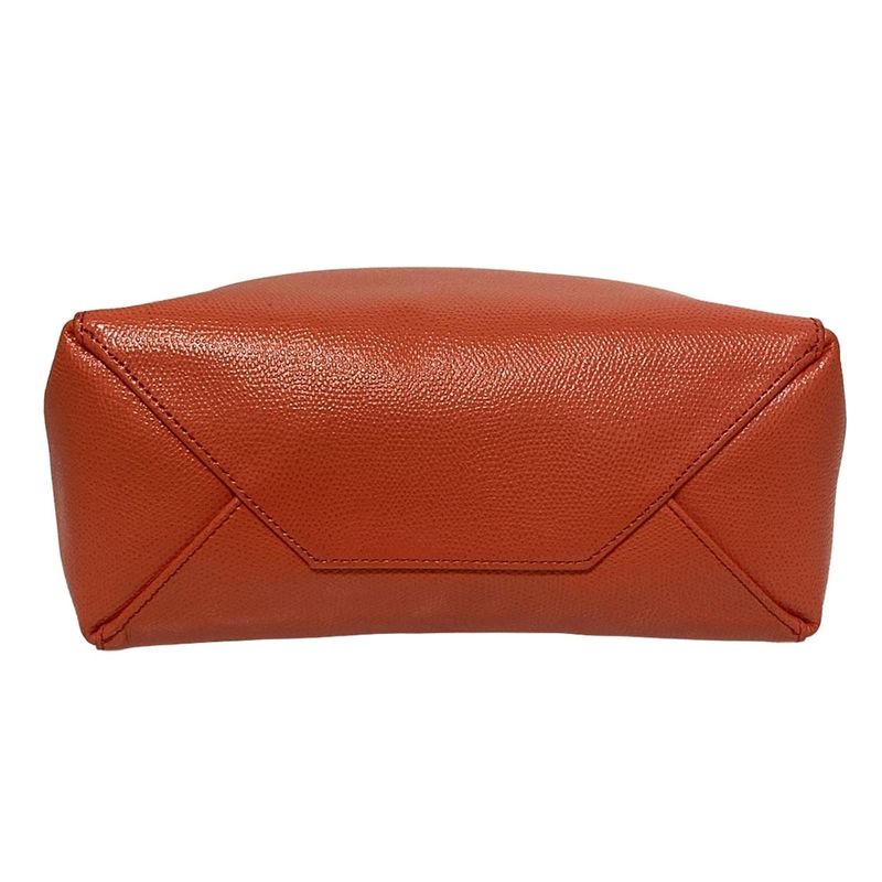 Celine Bertical Cabas Small Light Blue And Red Leather Tote Bag