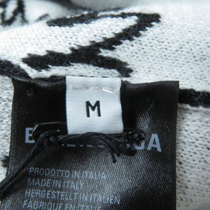 20AW Balenciaga 625984 Scribble Jacquard Logo Oversized Long Sleeve