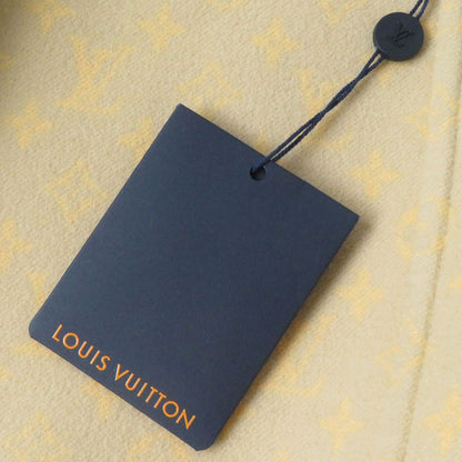 Louis Vuitton 2019 Signature Double Face Short Wrap Coat Lined With
