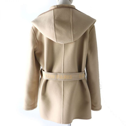 Louis Vuitton 2019 Signature Double Face Short Wrap Coat Lined With