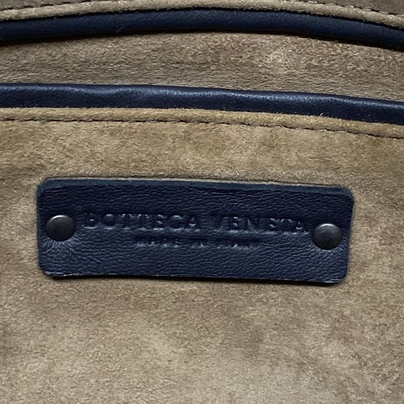 Bottega Veneta Intrecciato Black Leather Handbag