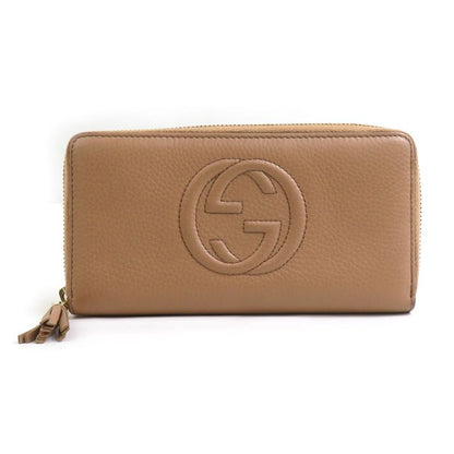Gucci Round Zipper Long Wallet Soho 308004
