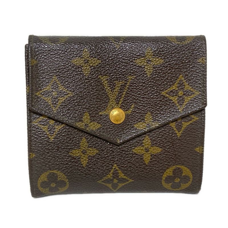 Louis Vuitton W Hook Wallet Monogram Porte Monévier (new Shape ) M61660 -