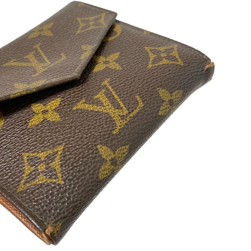 Louis Vuitton W Hook Wallet Monogram Porte Monévier (new Shape ) M61660 -