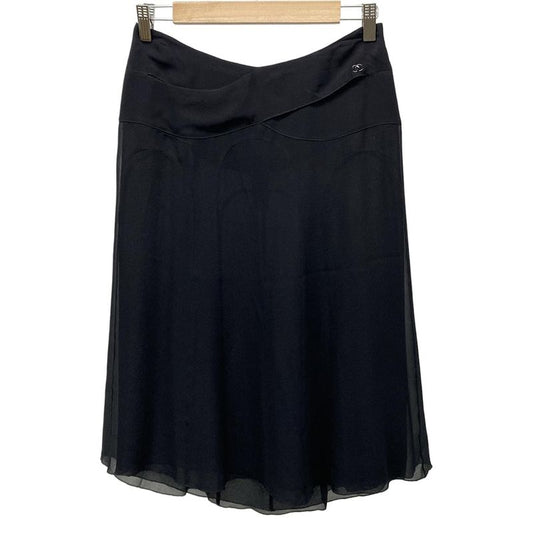 Chanel Skirt Size 34 S Women - P27732 Black Knee Length/silk