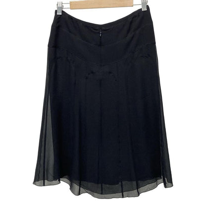 Chanel Skirt Size 34 S Women - P27732 Black Knee Length/silk