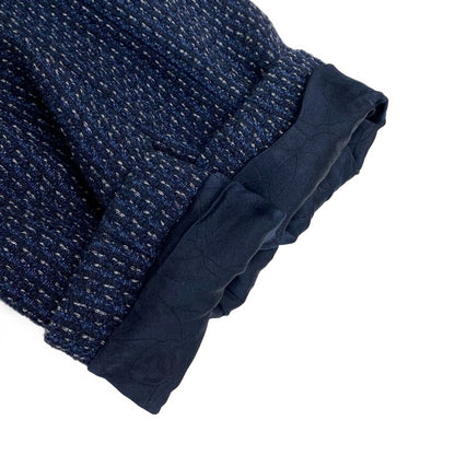 Chanel Skirt Suit Size 36 S Ladies - P18870 Dark Navy And Navy And White