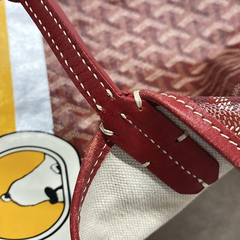 Goyard Saint Louis GM Red X Multi Snoopy / X Peanuts / Mercage Leather