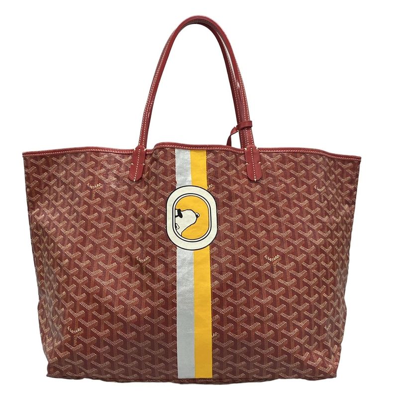 Goyard Saint Louis GM Red X Multi Snoopy / X Peanuts / Mercage Leather