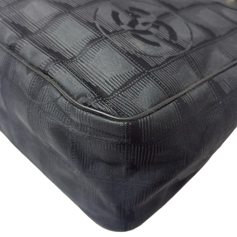 Chanel Shoulder Bag New Travel Line Black