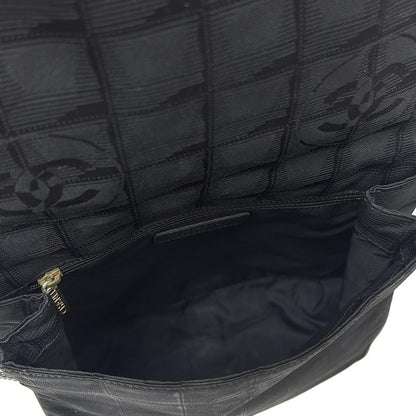 Chanel Shoulder Bag New Travel Line Black