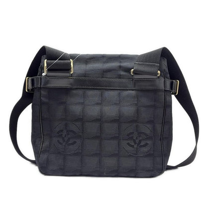 Chanel Shoulder Bag New Travel Line Black