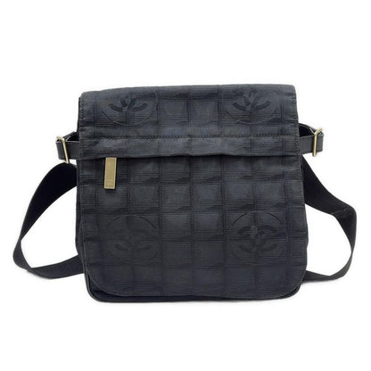 Chanel Shoulder Bag New Travel Line Black
