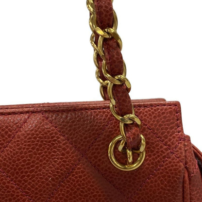 Chanel Shoulder Bag Matelasse Red Gold Hardware / Chain Shoulder