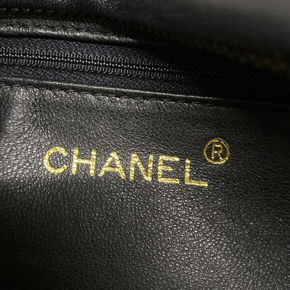 Chanel Shoulder Bag Matelasse Black Gold Hardware / Tassel Lambskin