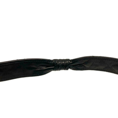 Chanel Shoulder Bag Matelasse Black Gold Hardware / Tassel Lambskin