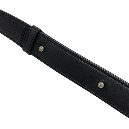 Bottega Veneta Shoulder Bag Cassette Black Diagonal Lambskin