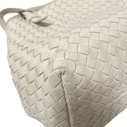 Bottega Veneta Tote Bag Mini Chesta Bag Light Gray Leather