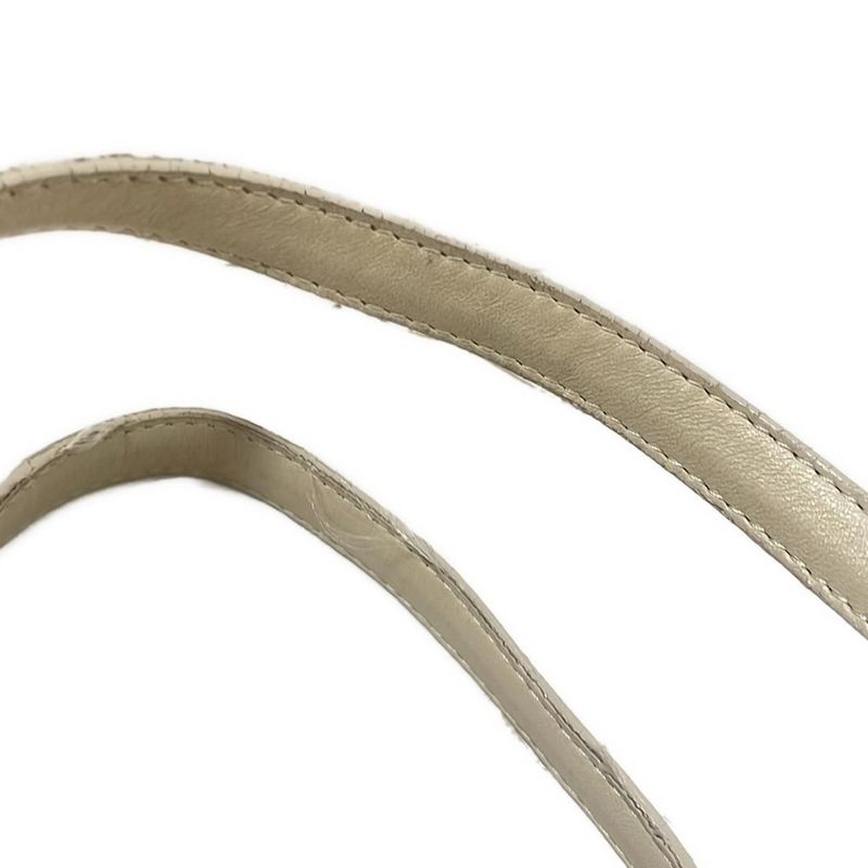 Bottega Veneta Tote Bag Mini Chesta Bag Light Gray Leather