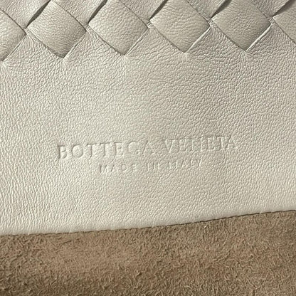 Bottega Veneta Tote Bag Mini Chesta Bag Light Gray Leather
