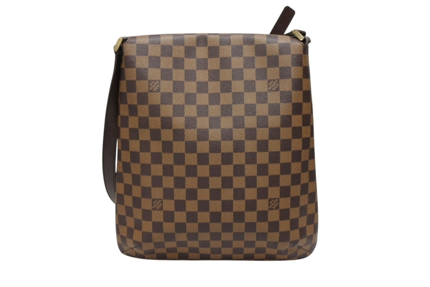 Louis Vuitton Musette Salsa Damier Long Strap Shoulder Bag Brown Gold — view 2
