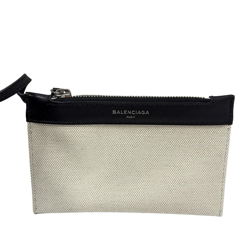 Balenciaga Tote Bag Navy Cabas Su XS 390346 Ivory And Black Leather