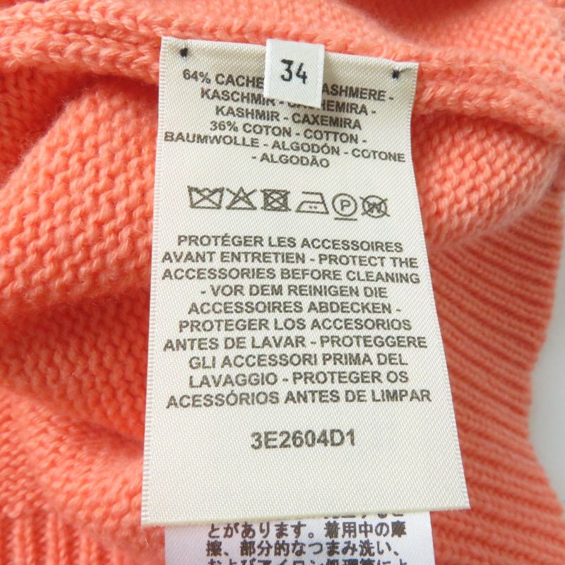 2023 Hermes 3e2604d1 Cashmere Blend Crew Neck Long Sleeve Knit/sweater