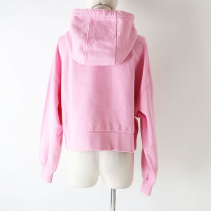 Hermes Gucci 23AW 765384 Women's Embroidery Cropped Pullover