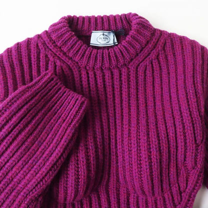 Prada 22SS P24q1l Women's Shetland Wool Crew Neck