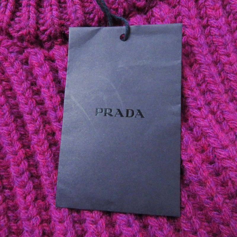 Prada 22SS P24q1l Women's Shetland Wool Crew Neck