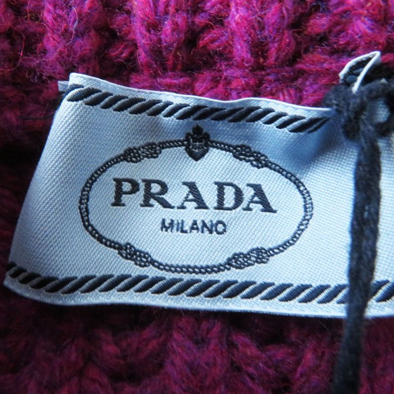 Prada 22SS P24q1l Women's Shetland Wool Crew Neck